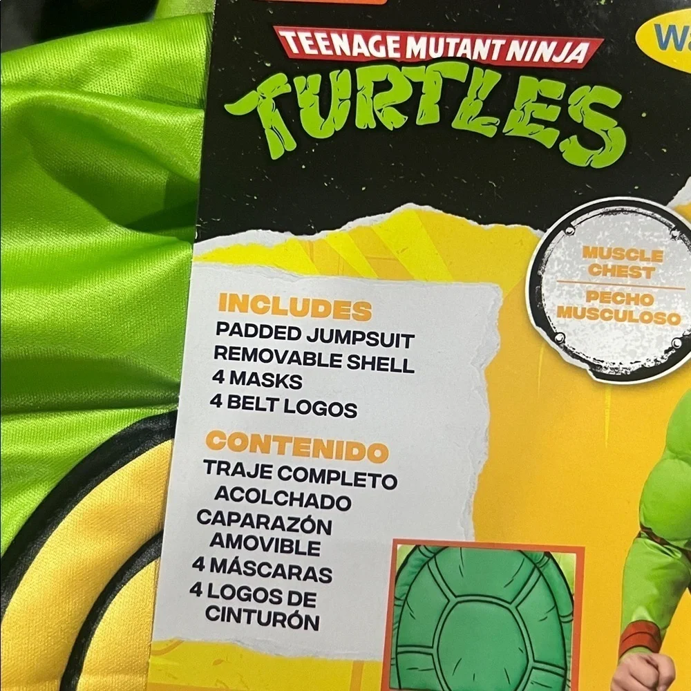 Rubie's TMNT 4-in-1 Costume Set with Green and Yellow